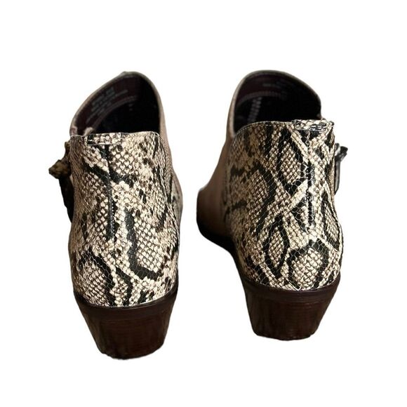 Cole Haan Gracy Bootie Snakeskin Suede Size 8.5 - Picture 6 of 7